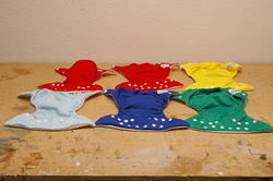 Fuzzi Bunz Diapers
6 Small sized
Outside view