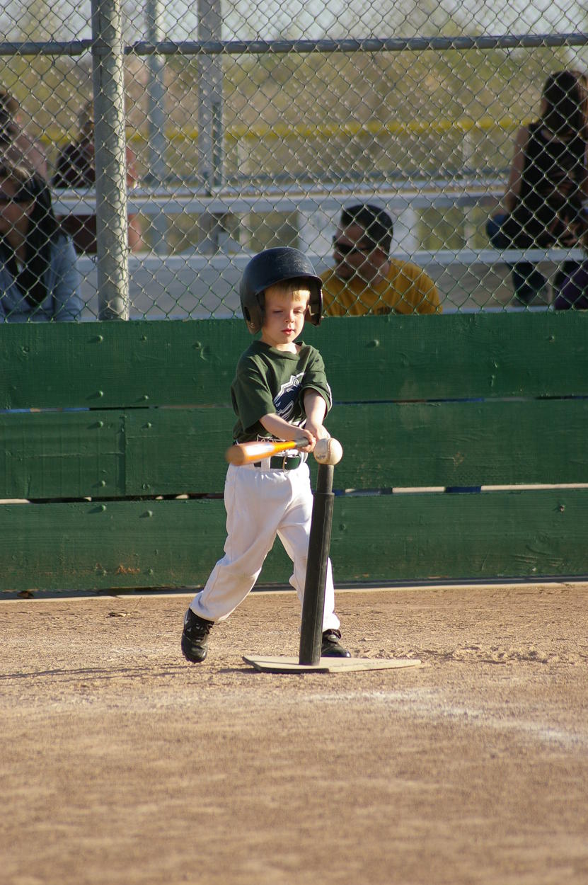 2nd inning at bat - a solid hit down third base line