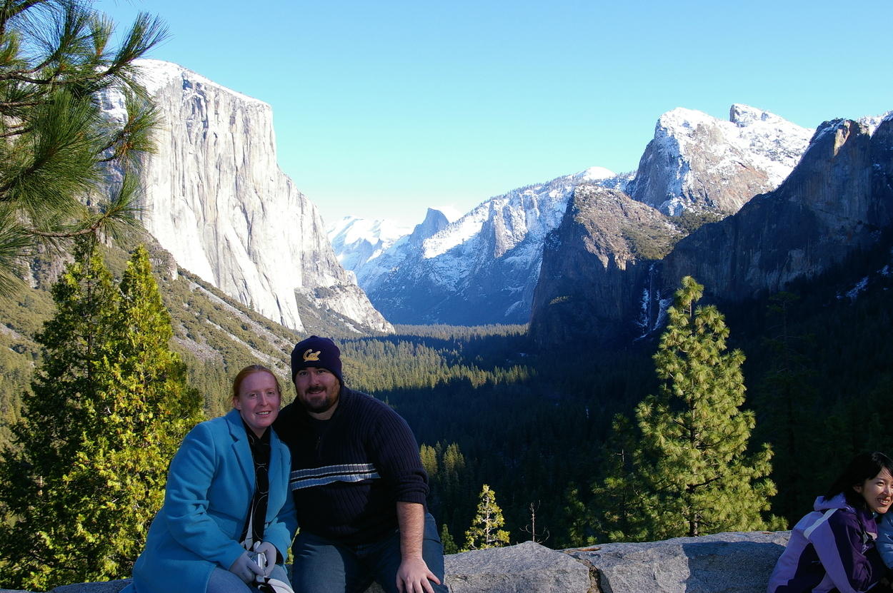 Brian and Sarah at "Ansel Point"