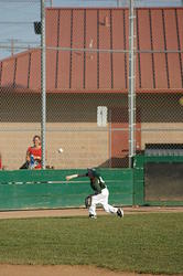 1st inning as pitcher - probably his softest throw of the day