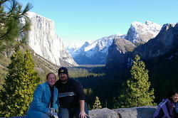 Brian and Sarah at "Ansel Point"